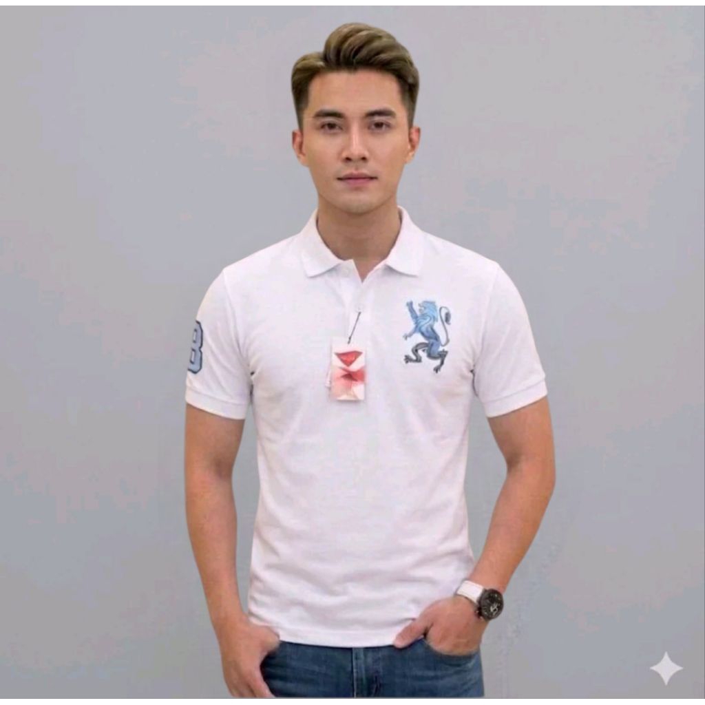 FULLMAN- kaos polo giordano 3D lion | kaos polo giordano Lengan pendek | kaos polo giordano Terlaris