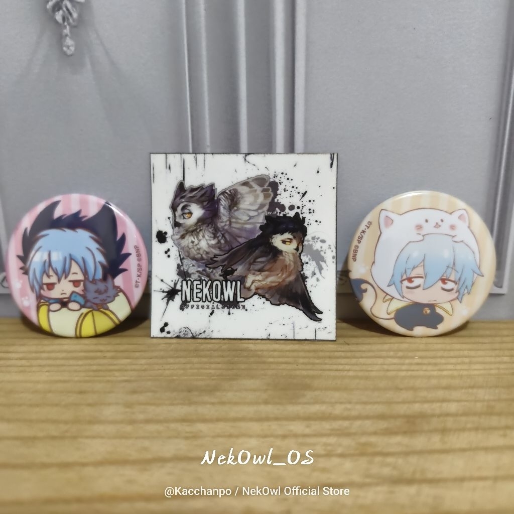 Pin Can Badge Kuro Servamp Official Merchandise