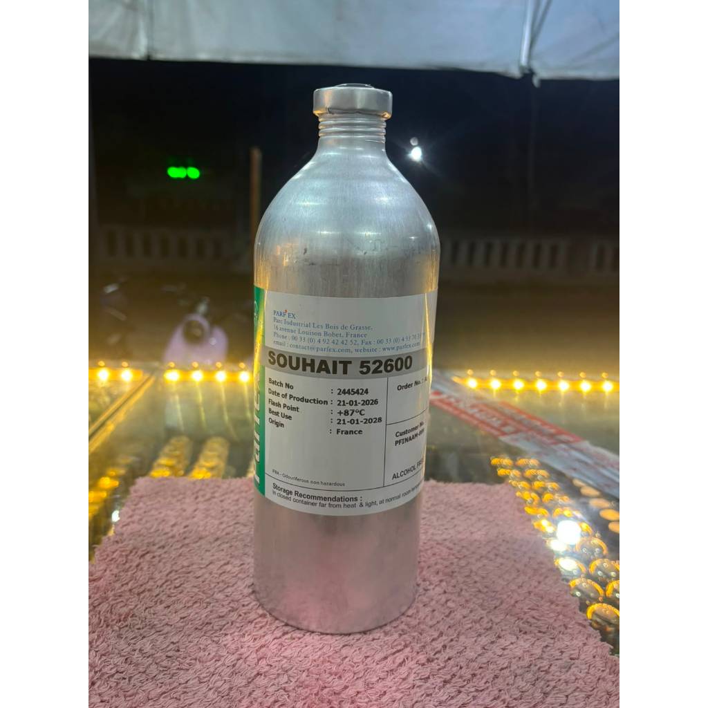 SOUHAIT 1KG/SEGEL PARFEX ( bibit parfume murni kemasan botol kaleng 1kg segel parfex original)