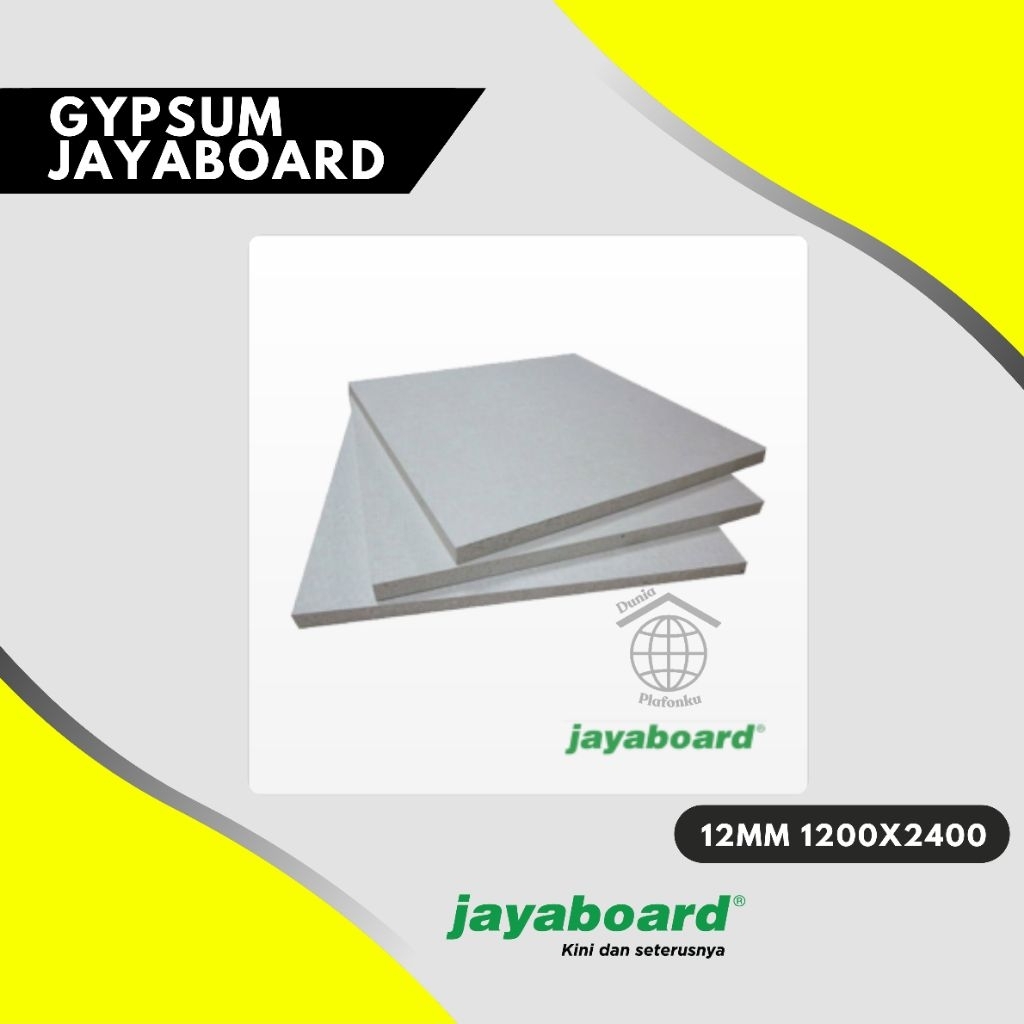 Gypsum Yoshino 12mm / Gipsum Yosino 12mm / Plafon Gypsum / Partisi Gypsum / Papan gipsum yoshino