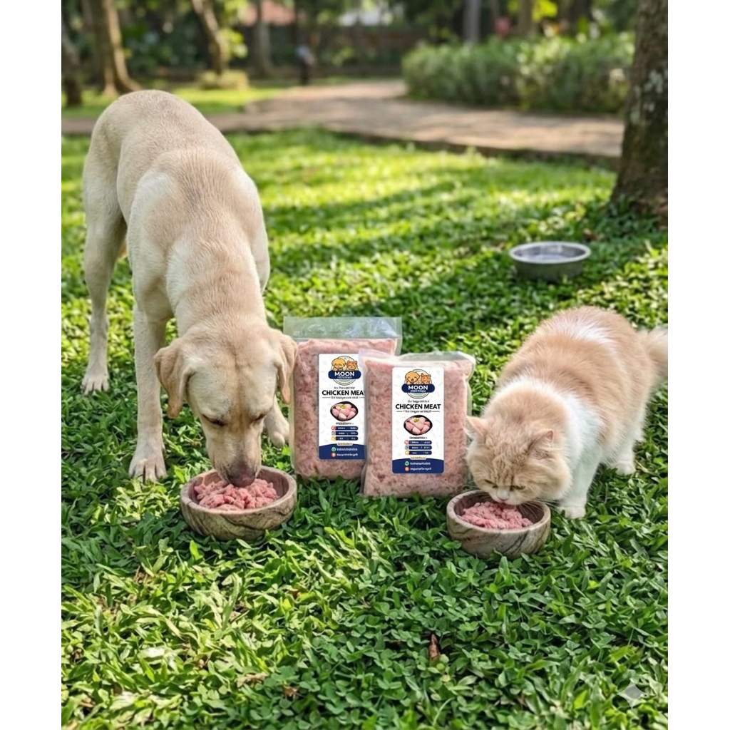 RAWFOOD chiken meat//daging giling ayam//Moon rawfood//makanan anjing dan kucing
