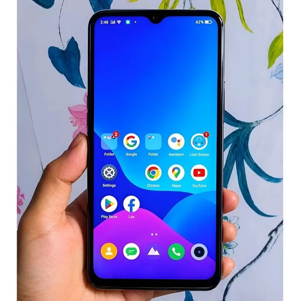 LCD Touchscreen Ori Asli Copotan Realme 5 / 5i / 5s / 6i / C3