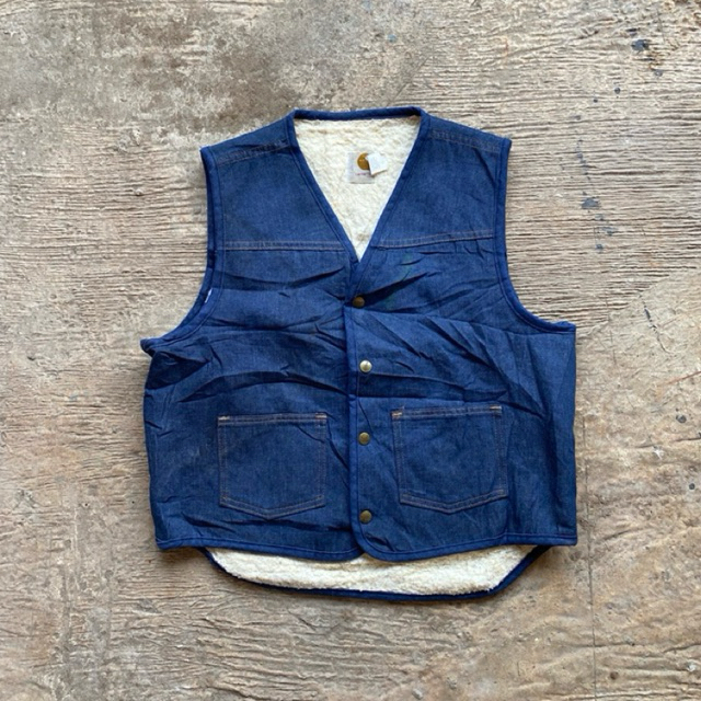 CARHATT VTG SHERPA DENIM JACKET