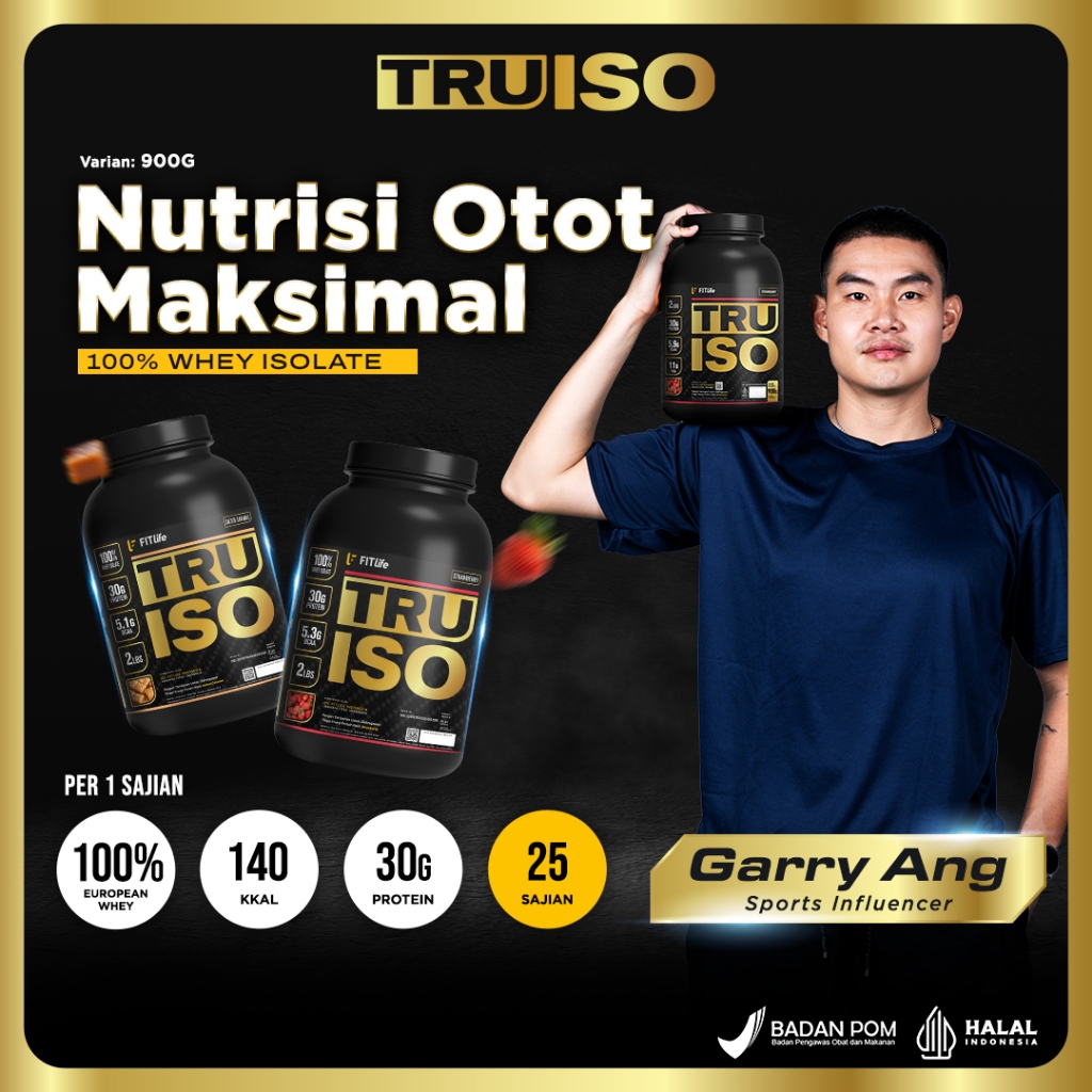 FITlife Truiso Whey Protein Isolate 2lbs/900gr (WPro Iso Upgraded)