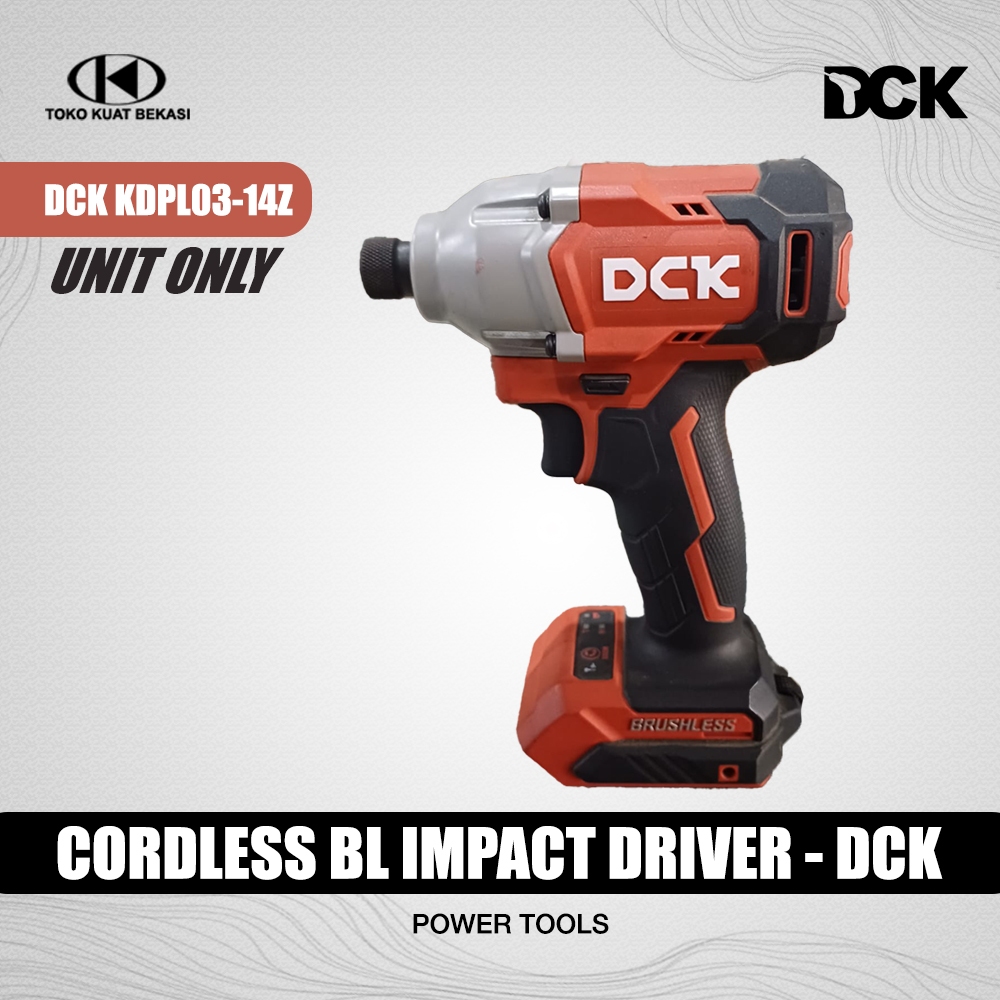 DCK KDPL03-14Z cordless Brushless impact driver unit only tanpa baterai