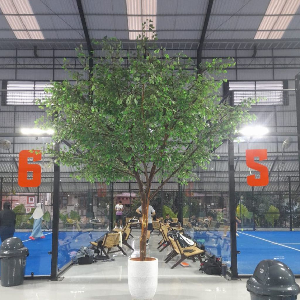 Pohon Hias Beringin Artificial Besar/Pohon Hias Artificial Besar Tinggi 4m/Dekorasi Pohon Hias Estet