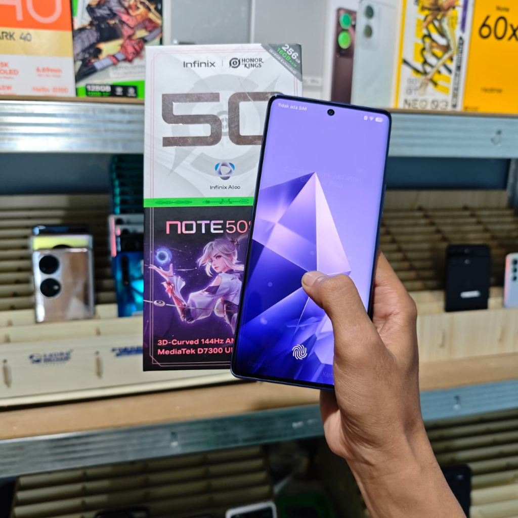 INFINIX NOTE 50S SECOND 8/256GB ORIGINAL GARANSI RESMI
