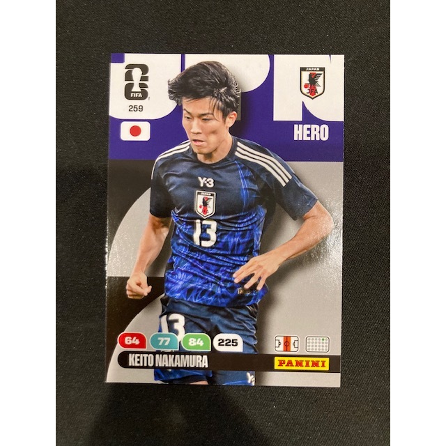 Kartu Koleksi Sepak Bola Soccer Panini World Cup Jepang Keito Nakamura 259