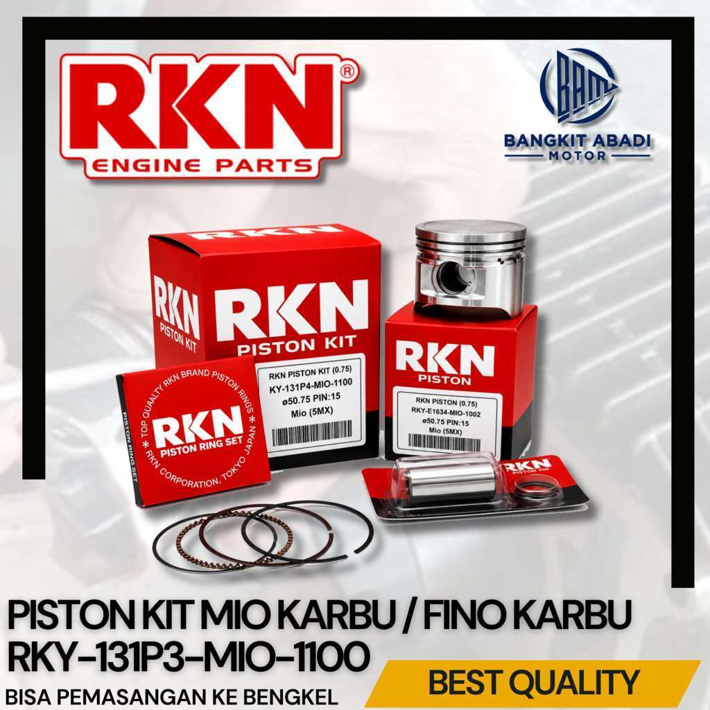RKN Piston KIT Mio Sporty Mio Soul Karbu Fino Karbu Mio Smile