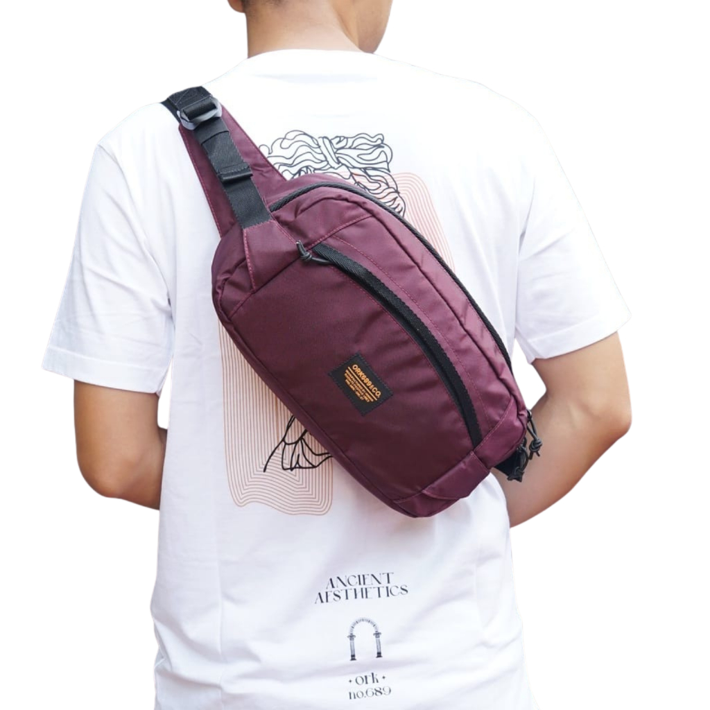 Tas Selempang Pria Waistbag Tas Pinggang Waterproof Ork689 Wp Cezh
