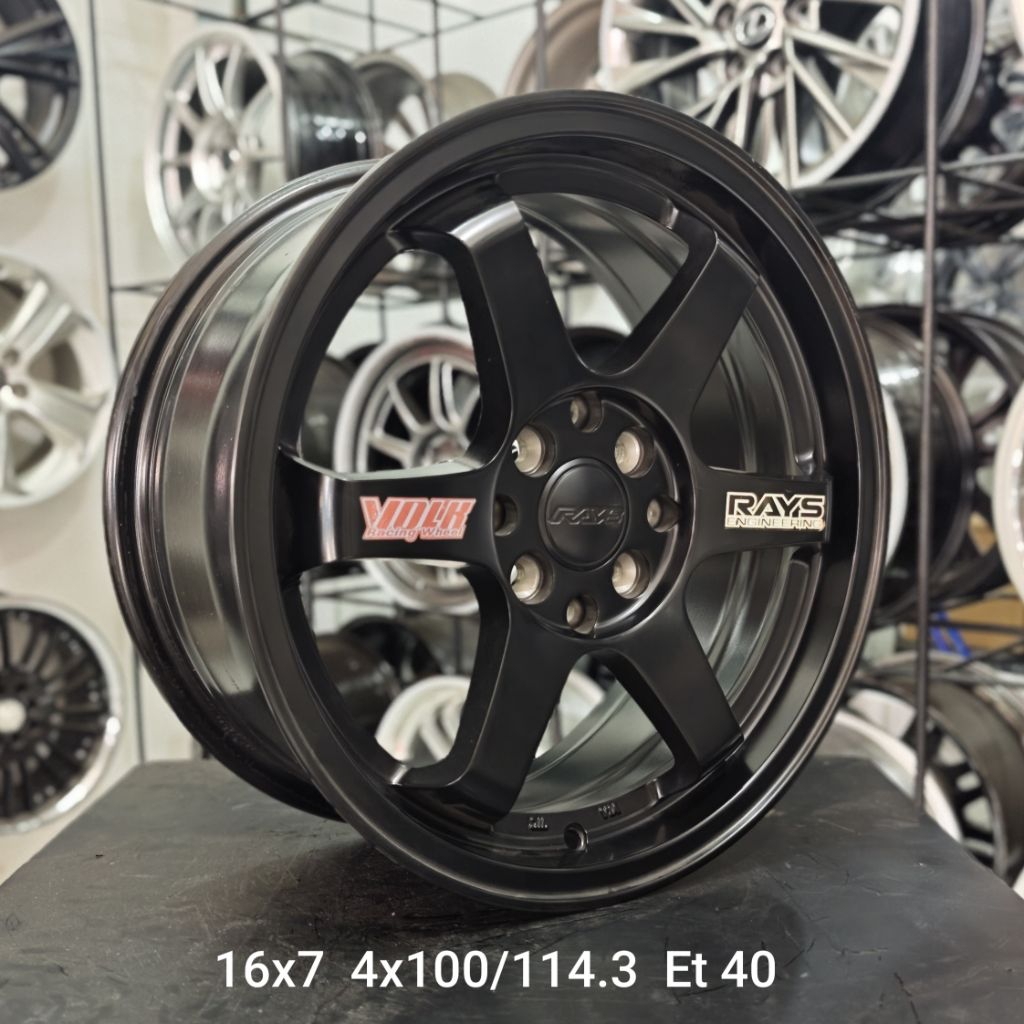 Velg Te37 R16 Pcd 4x100/114.3 Lebar 7 Et 40