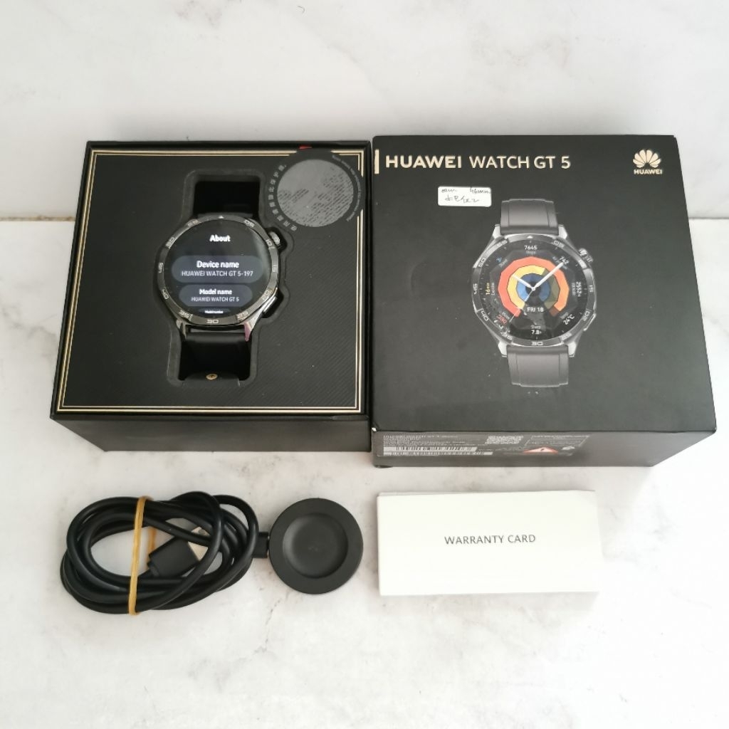 HUAWEI Watch GT 5 46mm Bekas - Fullset Resmi second