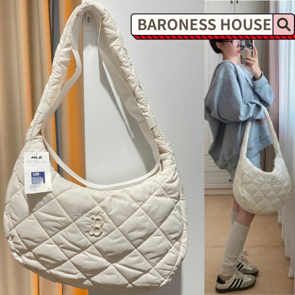 READY MLB QUILTED LARGE HOBO BAG (ceam)