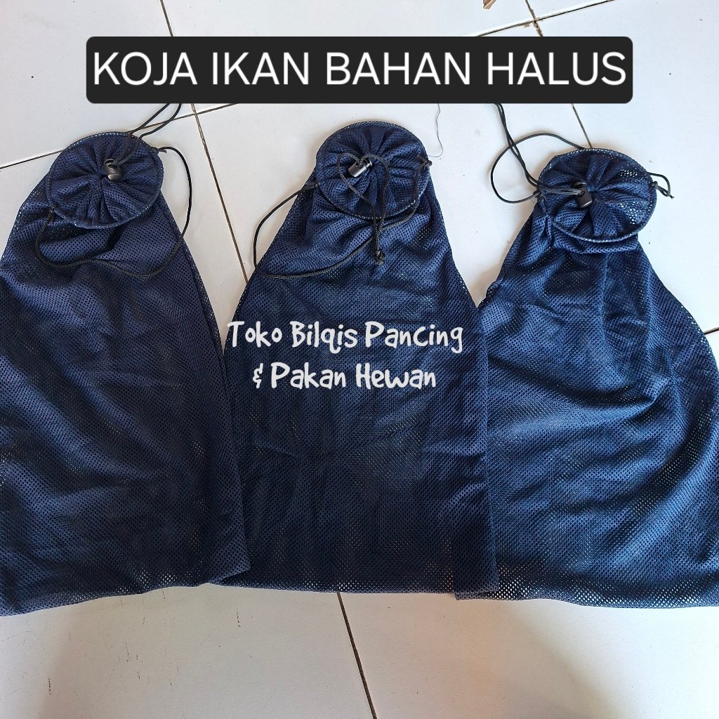 [KOJA / KERUMBU] Koja Ikan Bahan Halus Premium | Kantong Ikan Hidup Serut | Jaring Koja Ikan Nila Le