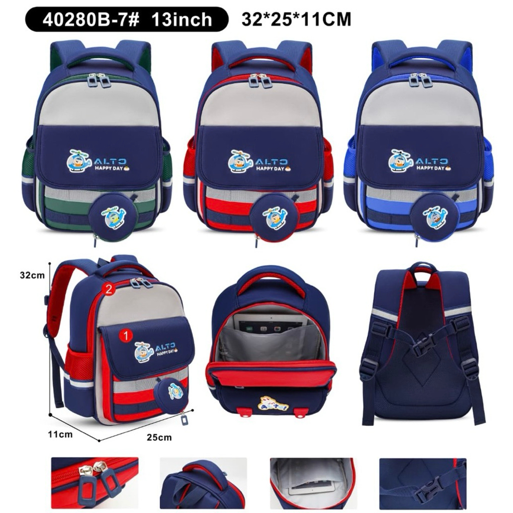 TAS ALTO ANAK COWO MERK ALTO TERBARU ORIGINAL // TAS SEKOLAH ANAK  TK