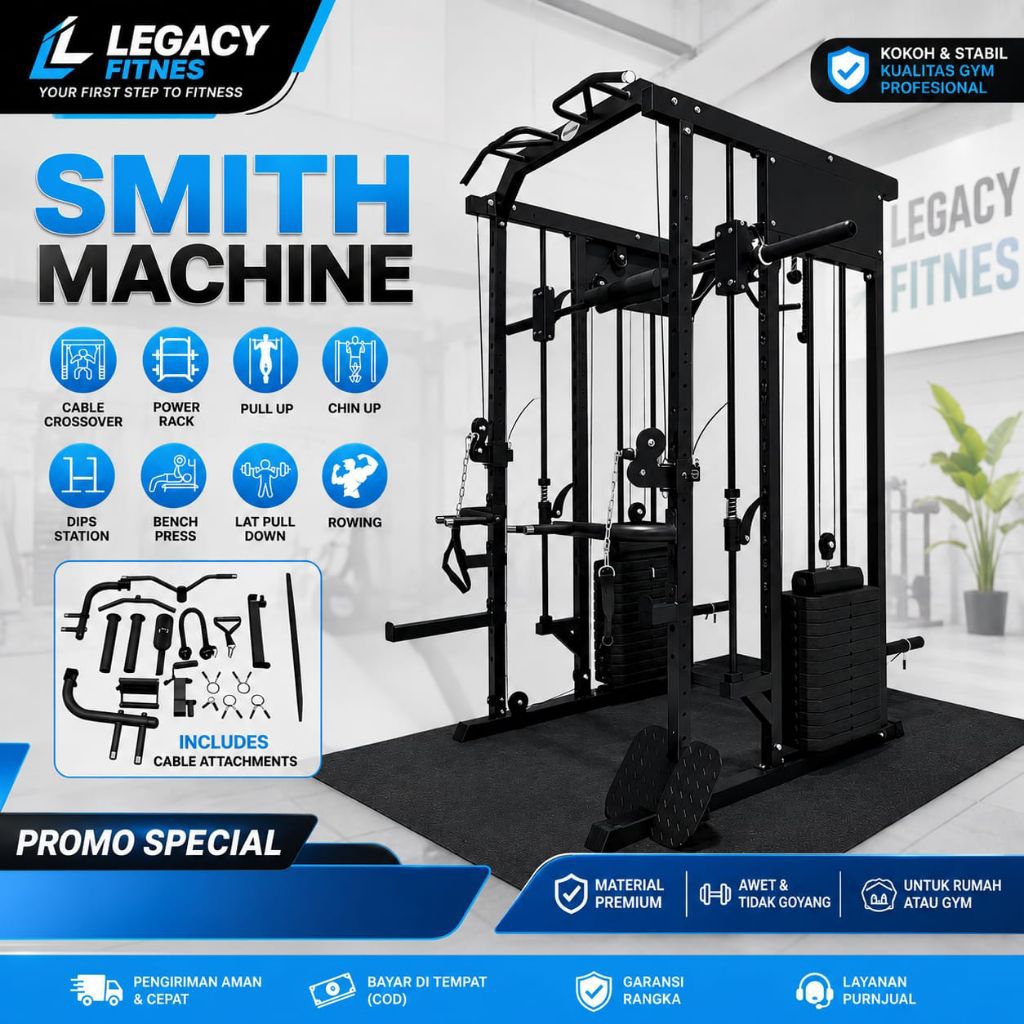 Multy Gym Home gym Power rack smith machine