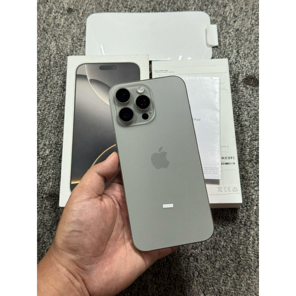 iphone 16 pro max 512gb ibox second fullset original