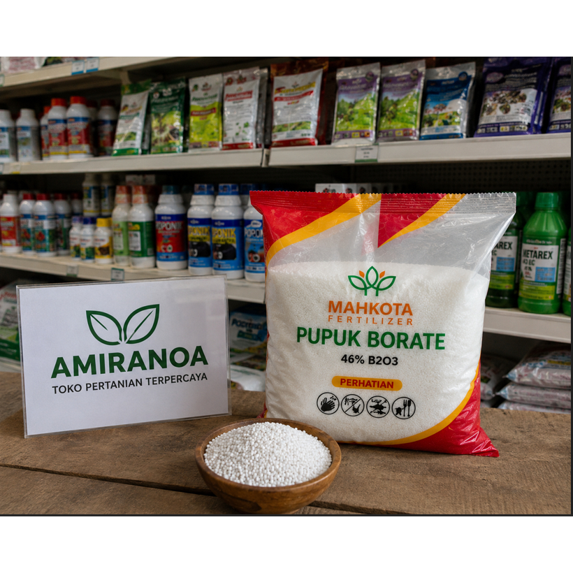Promo Cod Pupuk Borate Mahkota 1Kg (Kemasan Pabrik) Tanaman Sawit Tanaman Sayur Tanaman Buah ><