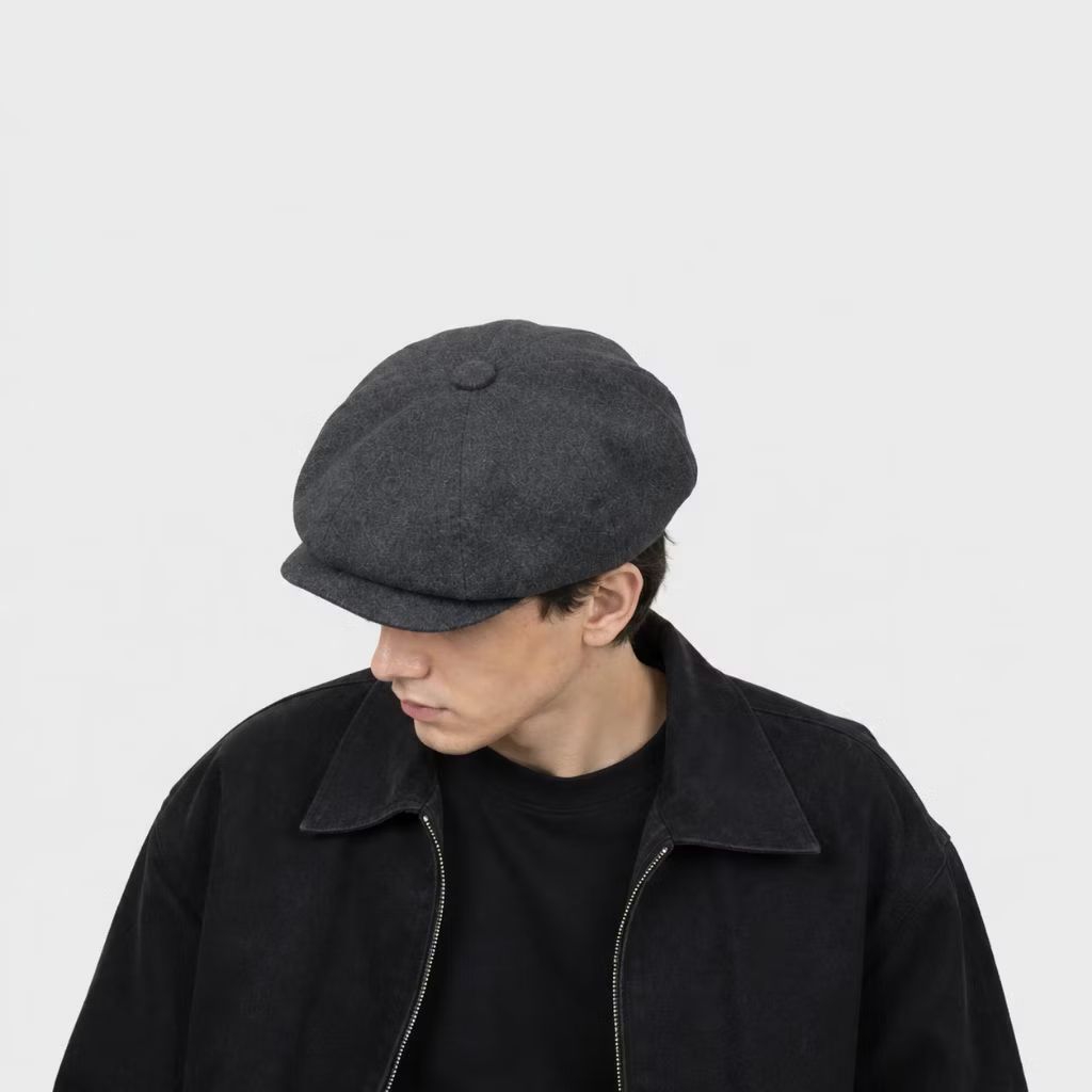 Topi Newsboy Cap Dewasa Premium Vintage - Topi Pet Baret Klasik Retro Unisex