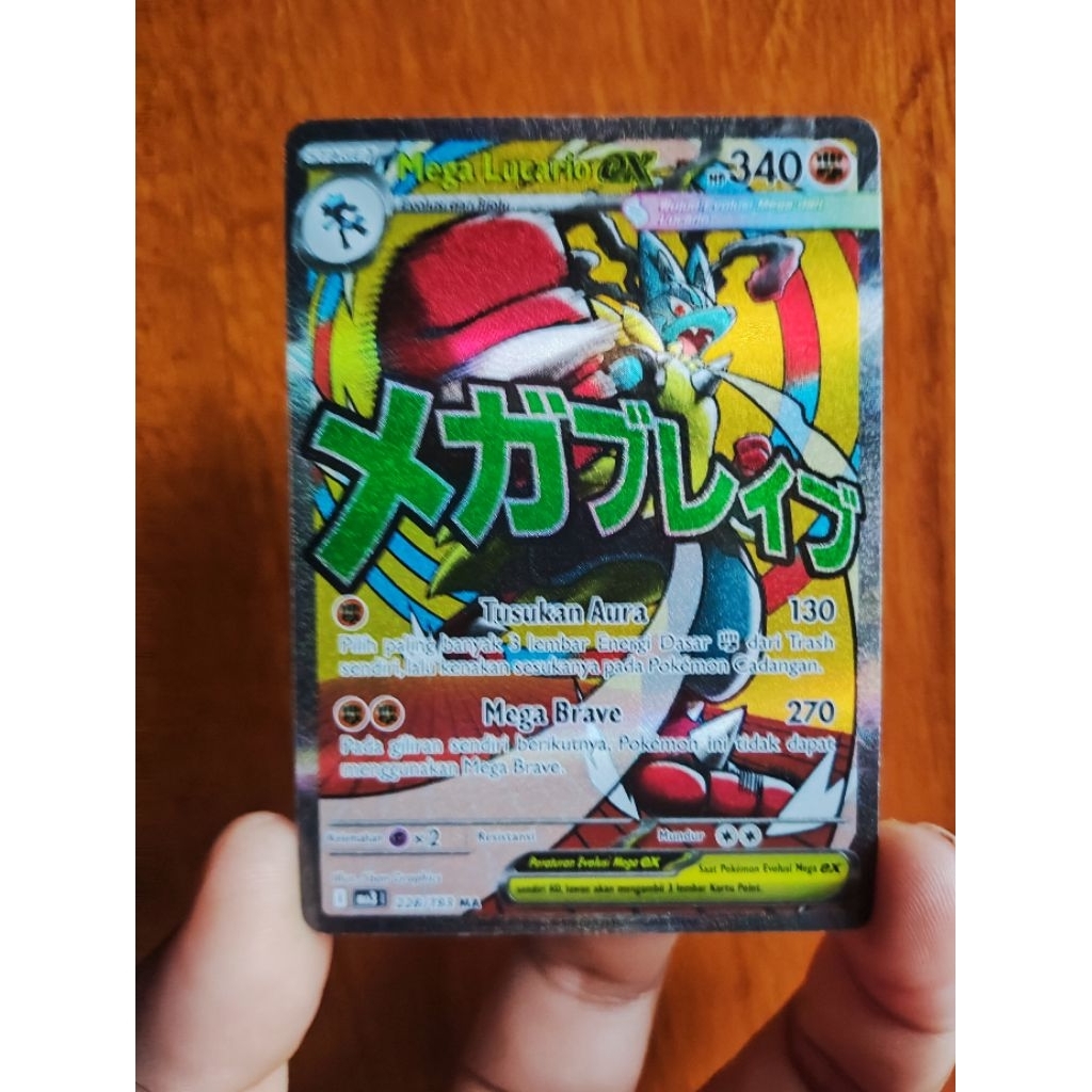 Kartu Pokemon Mega Lucario MA