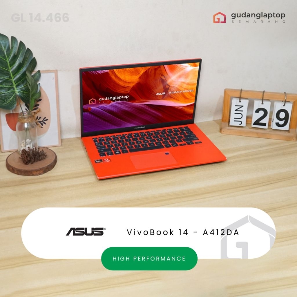 ASUS VivoBook 14 - A412DA ryzen 5 8/256+1TB HDD gl14466