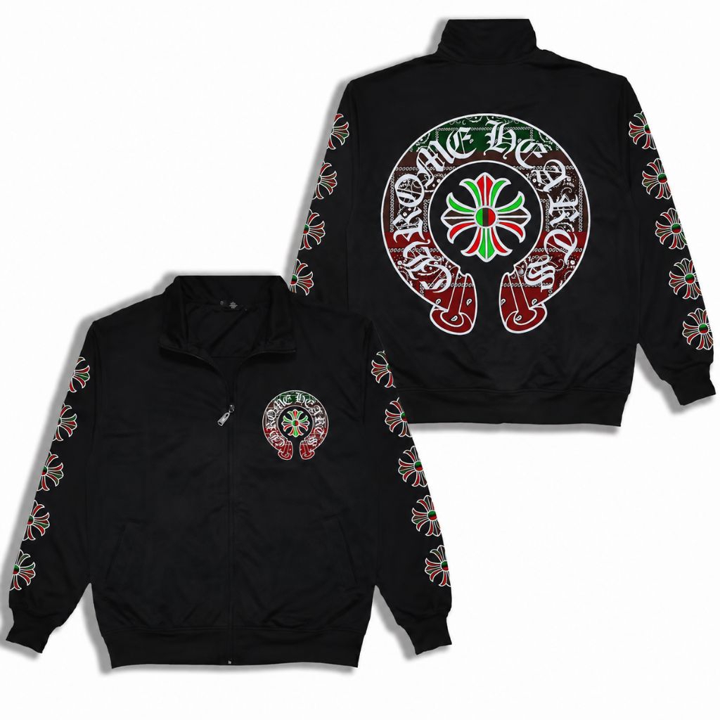 Jaket Tracktop Chrome Hearts Nyaman Unisex