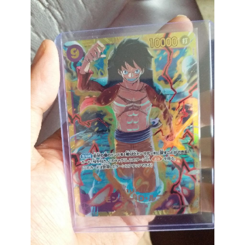 Kartu One Piece Luffy SEC OP09-119 Original