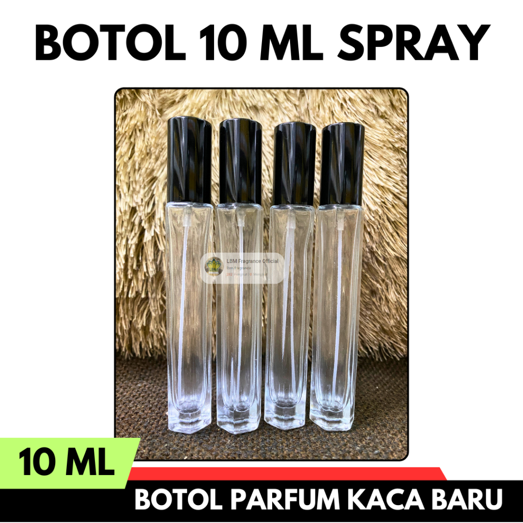 Botol Kaca Parfum 10 ML Spray BARU