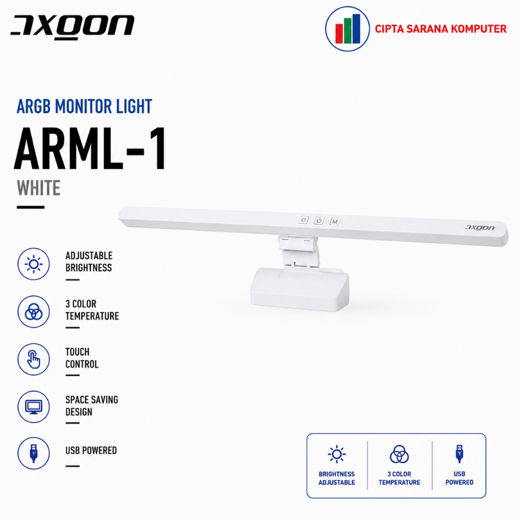 AXGON ARML-1 Monitor Light Bar - Lampu layar Monitor