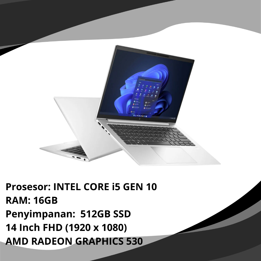HP 14S-CF2XXX RAM 16GB SSD 512GB INTEL CORE i5 GEN 10 RADEON GRAPHICS 530