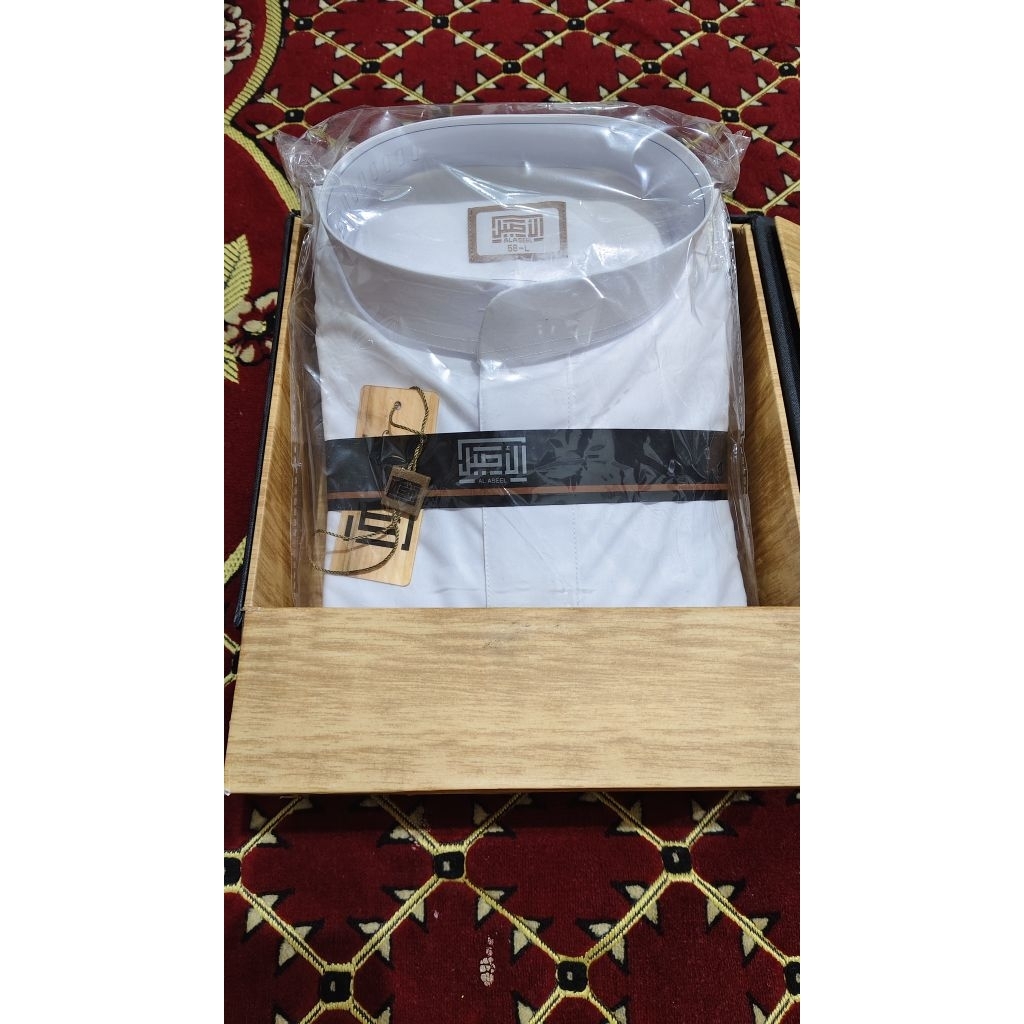 GAMIS AL ASEEL SAUDI orginal khusus warna HITAM & PUTIH