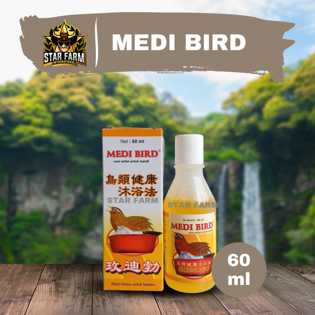 MEDI BIRD Sampo & Desinfektan Burung Anti Kutu & Jamur - STARFARM