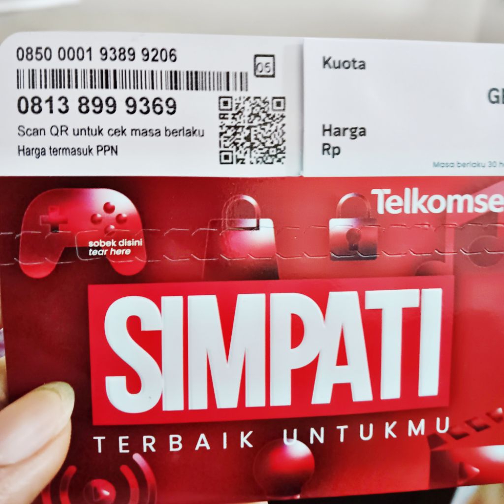 nomor telkomsel simpati 11 digit prabayar seri 8999 369 rapi
