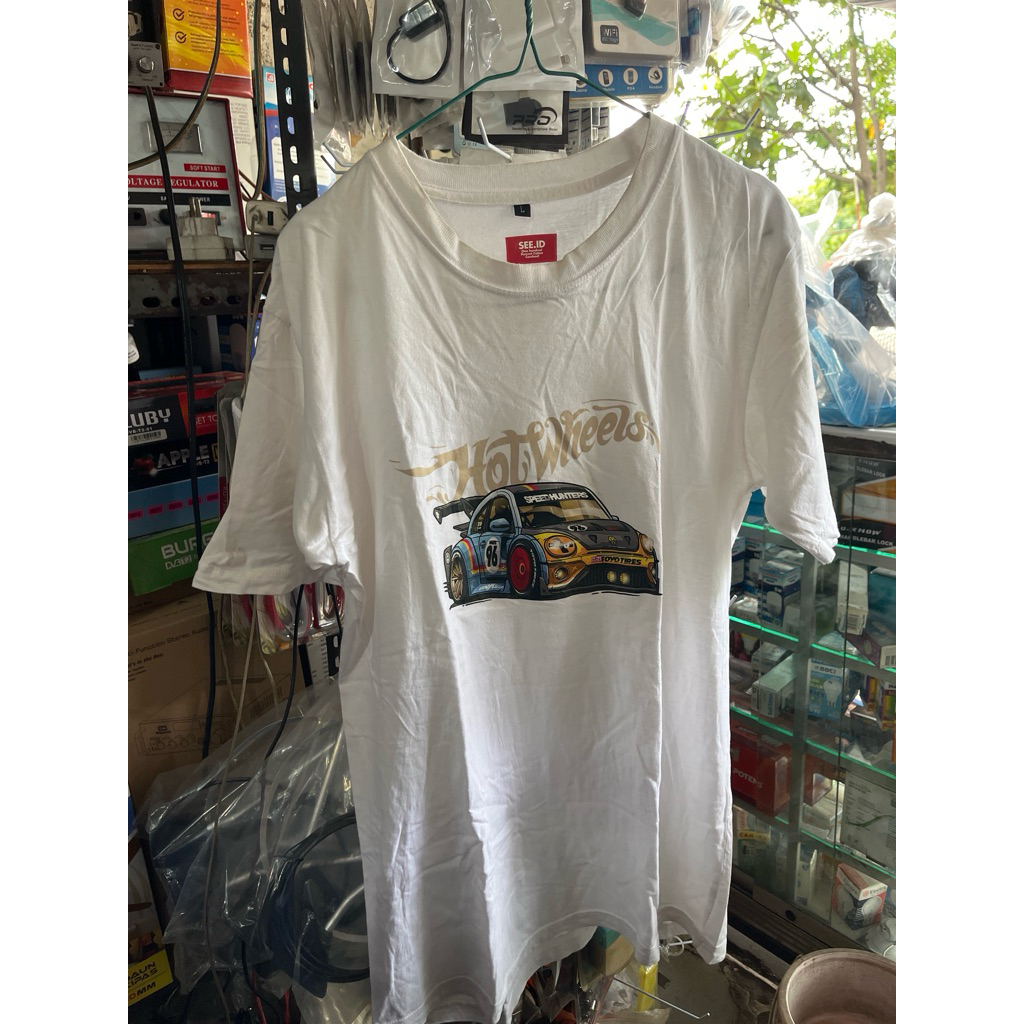 kaos oblong pria preloved