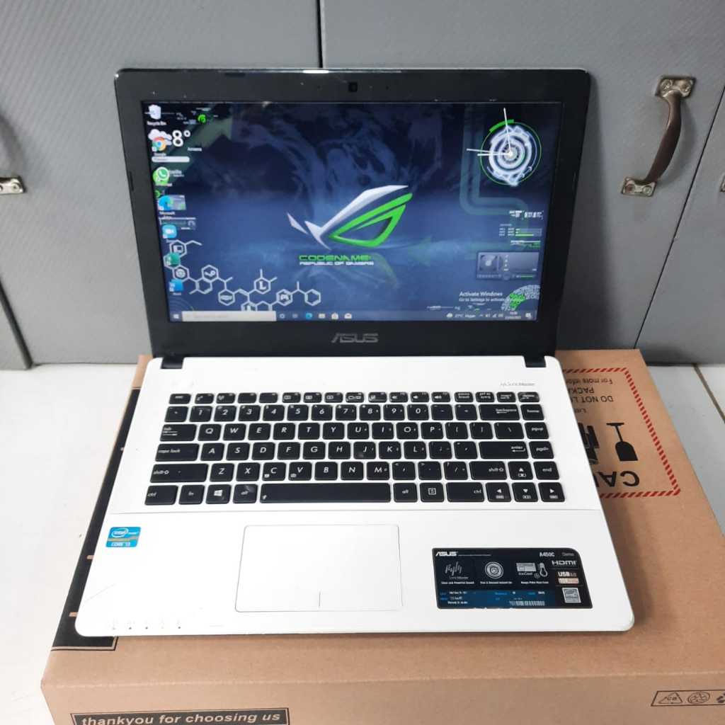 Laptop Asus X450CA,Intel Core i3 - 3217U,4/500Gb, White