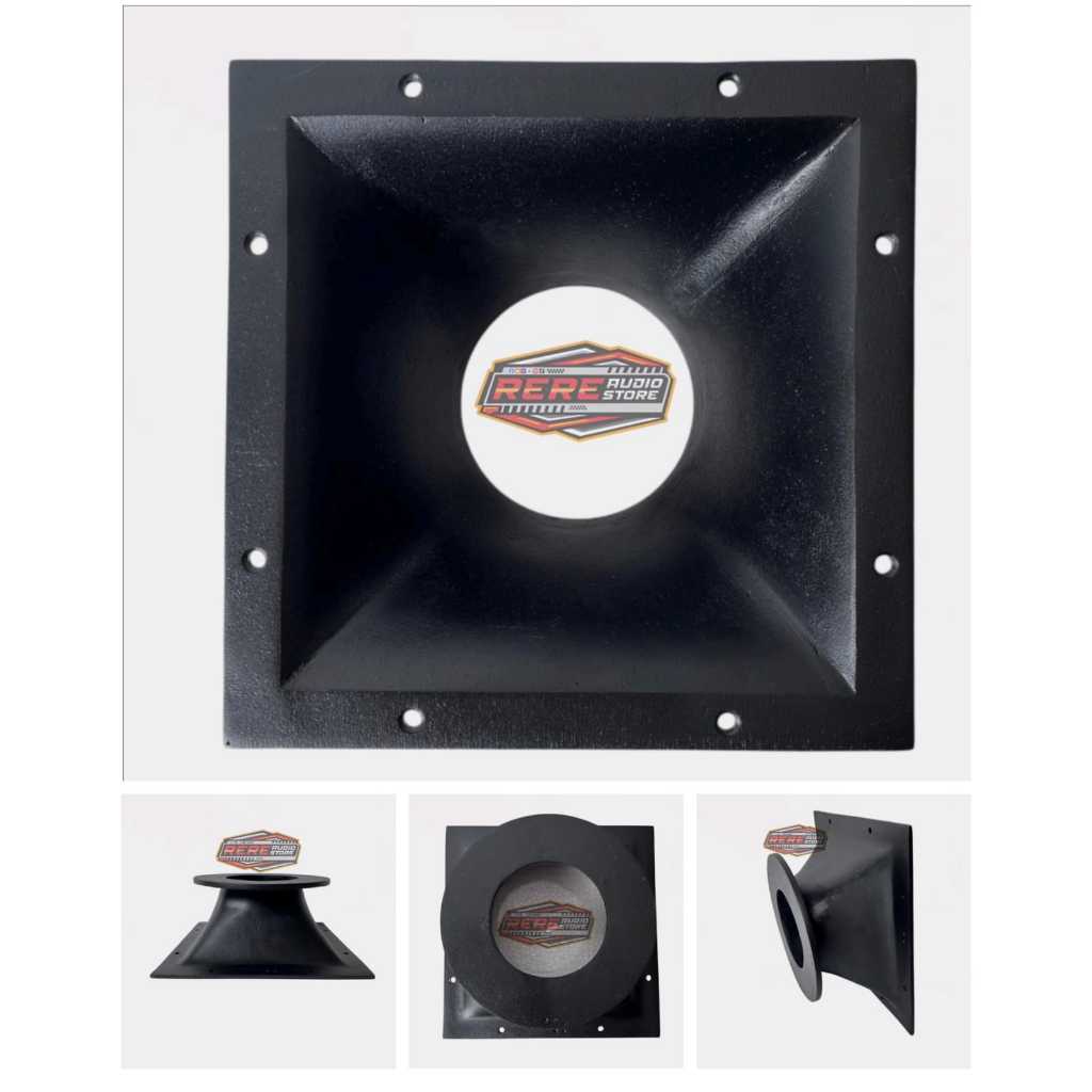 Horn Midel Polos 6 inch Ukuran 22x22 Horn Midle 6'' 6inch Bahan Cor Diral Almunium Tebal