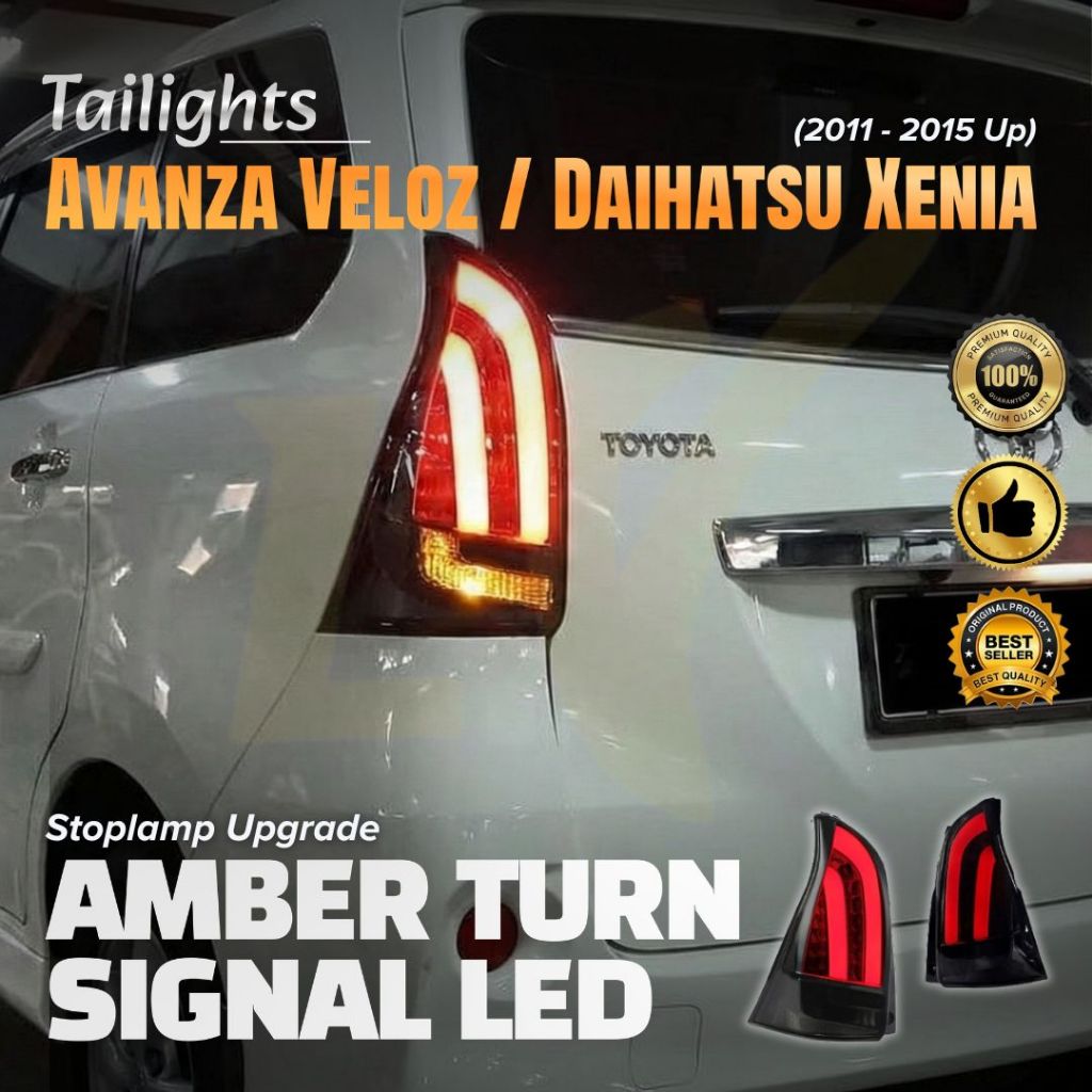 TOYOTA AVANZA VELOZ / DAIHATSU XENIA (2011 - 2015) - LAMPU BELAKANG, STOP LAMP, STOPLAMP - MODEL AMB