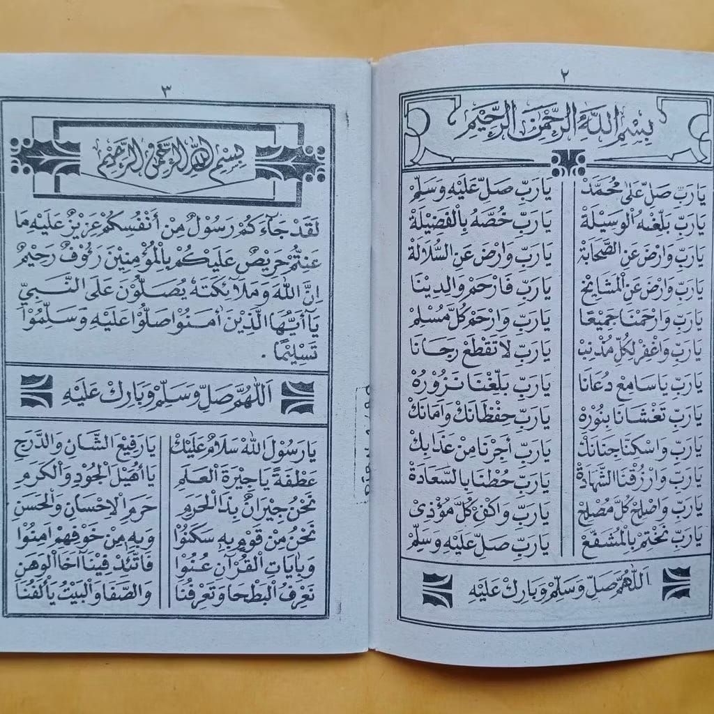 buku bacaan islami maulid diba/berjanji dll