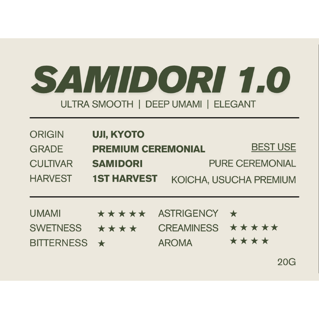 Samidori Matcha 20g 3