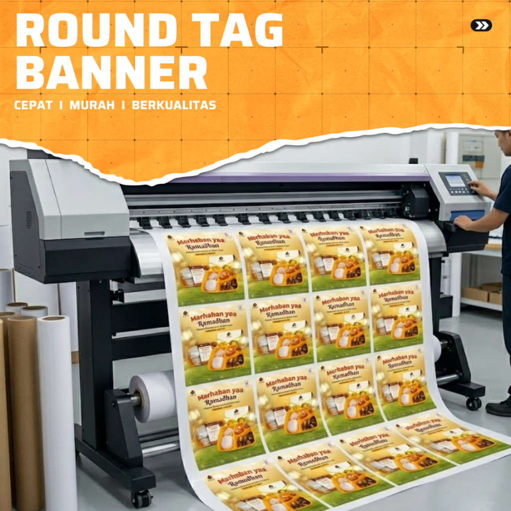 ROUNDTAG BANNER SPANDUK PROMOSI PRODUK DI JALAN | BENER CALEG, OPENING TOKO, PROMOSI PRODUK, MMT JAL