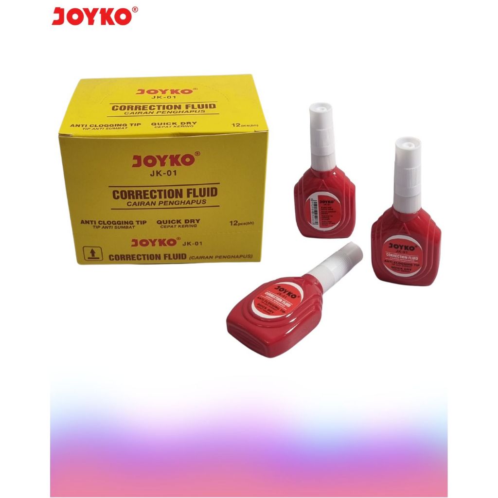 TIPE-X JOYKO | PENGHAPUS BOLPOIN | TIP X JOYKO | TIPE X CAIR JOYKO | JOYKO CORRECTION FLUID PEN | TI