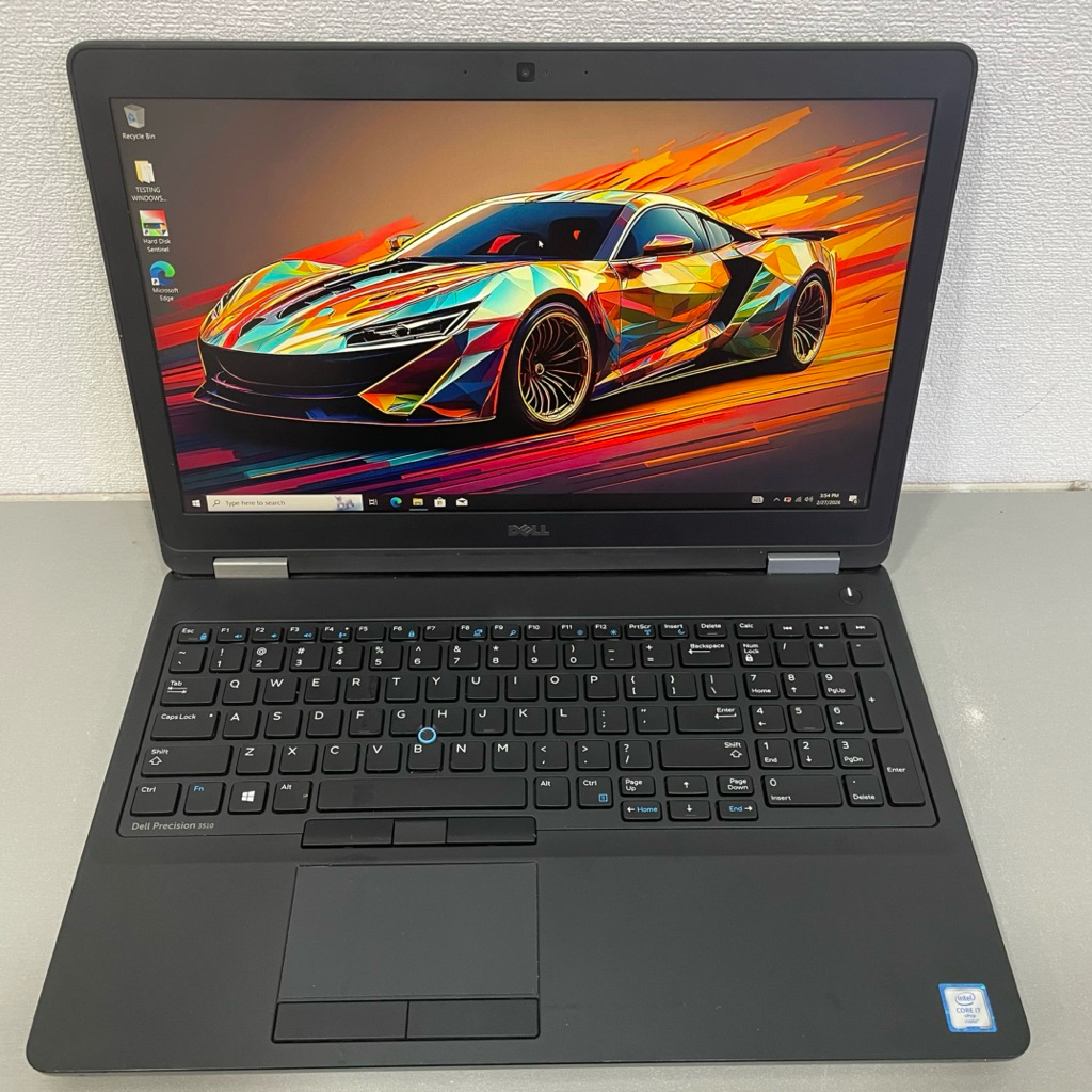 Dell precision 3510 dual vga core i7 gen 6 Ram 16gb ssd 256gb second bergaransi original Mulus