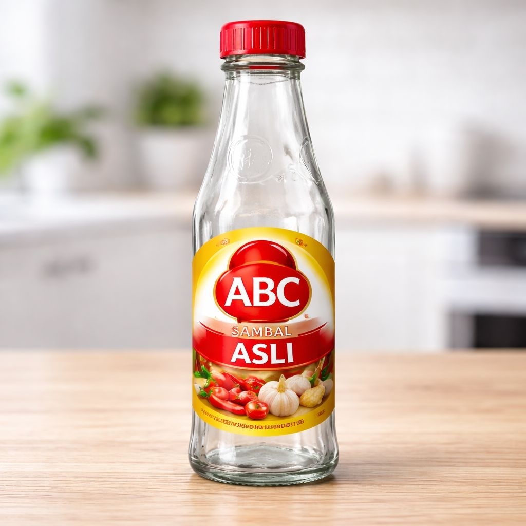 Botol Kaca Sambal ABC 335 ml | Jamur tiram | Kultur Jaringan