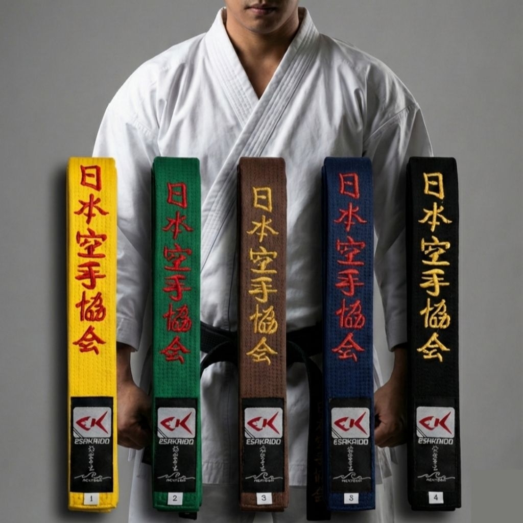 ESAKAIDO - SABUK KARATE PREMIUM BORDIR