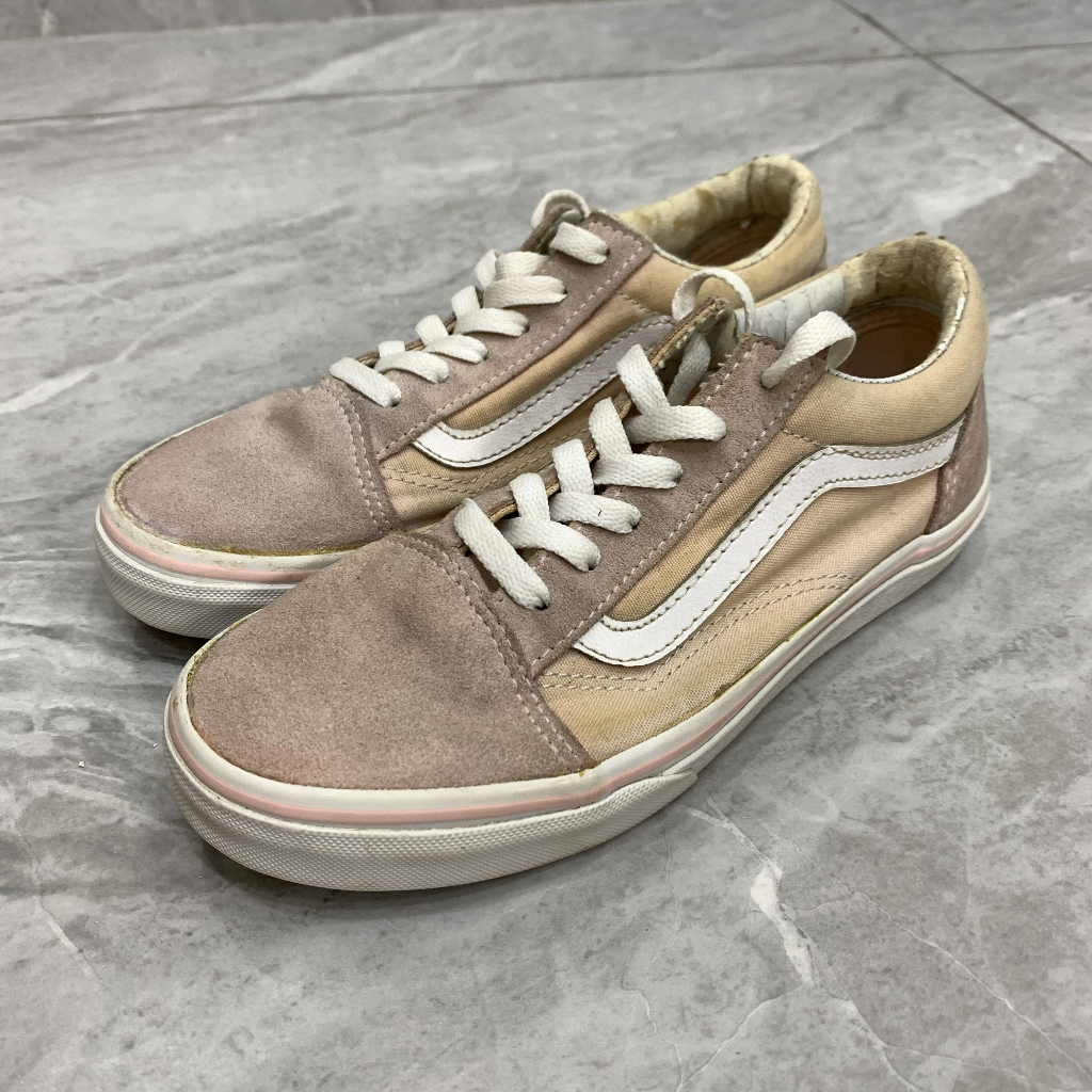 Vans Old Skool Pink Suede Original Size 36 Sepatu Sneakers Wanita Second