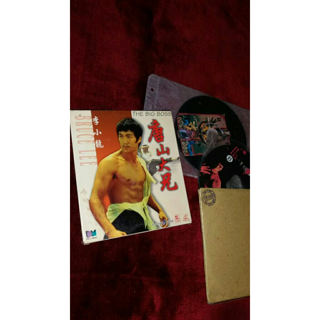 Vcd BRUCE LEE VCD " the big boss' mulus original ada bonus