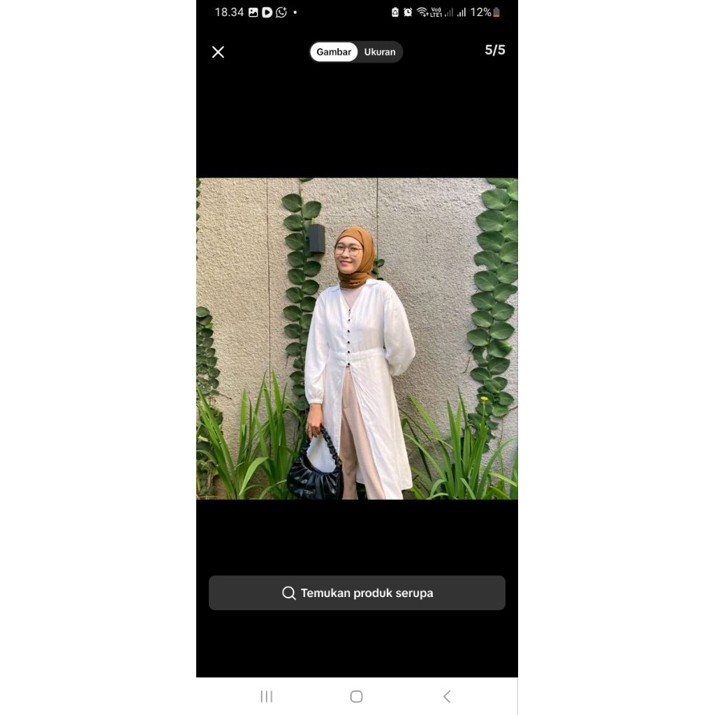 lizha outfit premium/tunik kekinian/atasan wanita