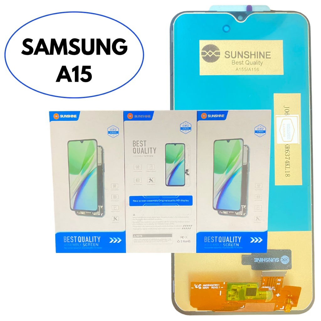 LCD ORIGINAL SAMSUNG A15 FULLSET BLACK