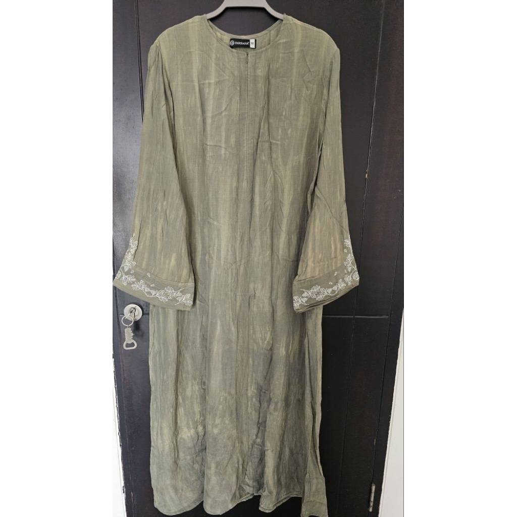 Lyra Abaya by FARHANAS (Forest / Green / Sage)