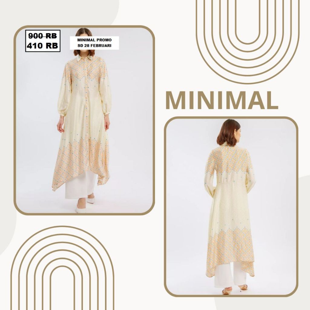 Baju DRESS wanita MINIMAL original